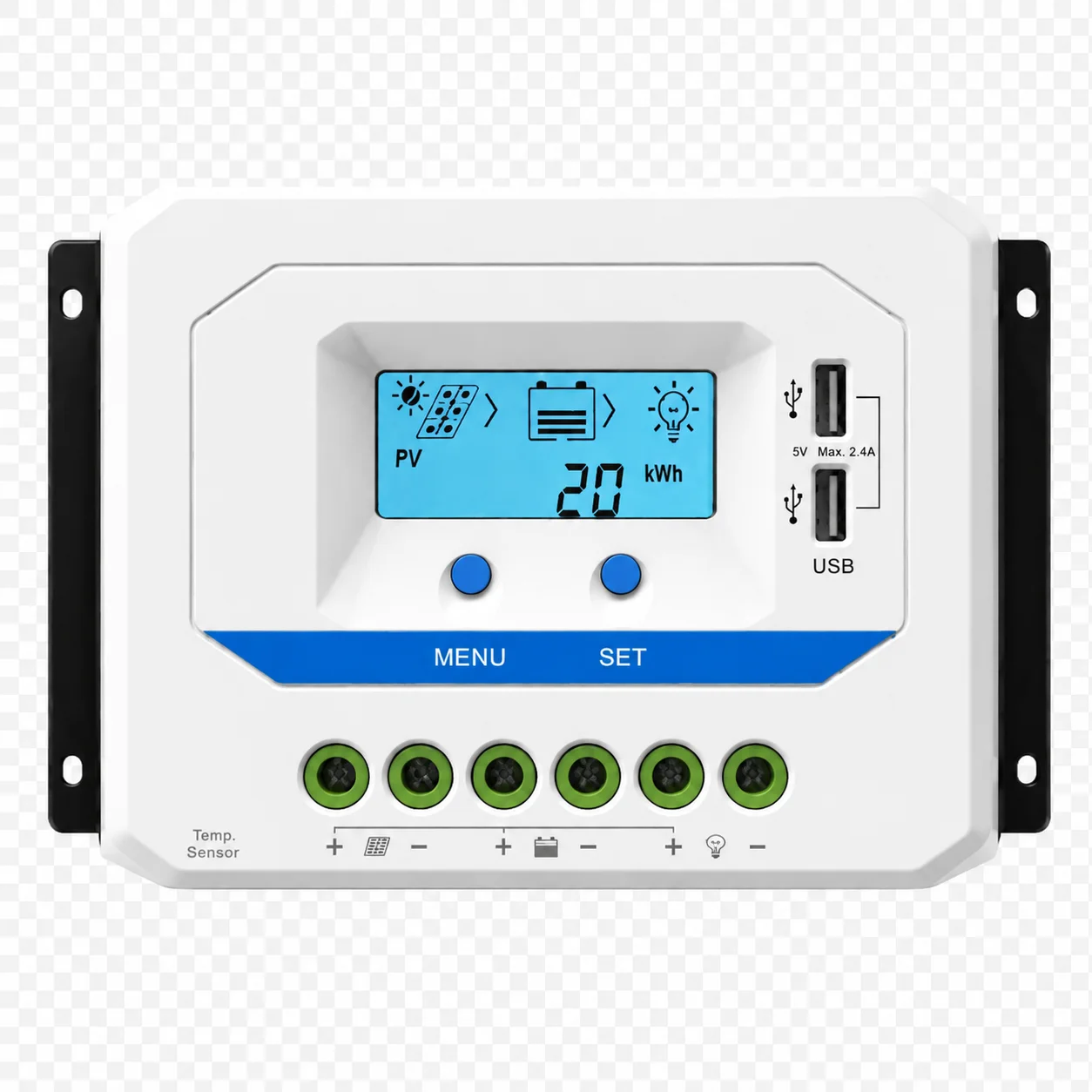 Imagen de controlador solar: Controlador PWM EPEVER VS2024AU