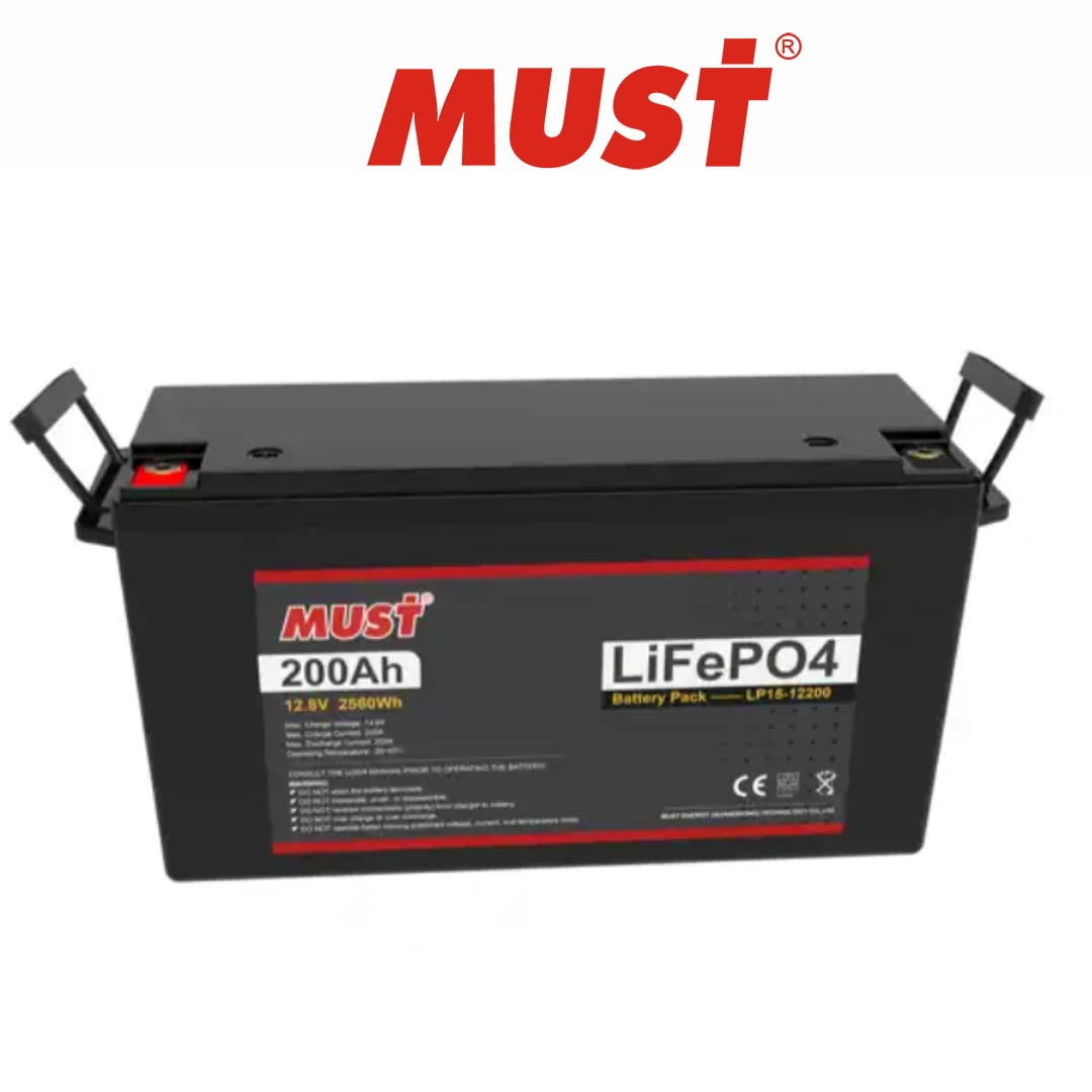 BATERIA  LITIO MUST MONOBLOC 12V 200A
