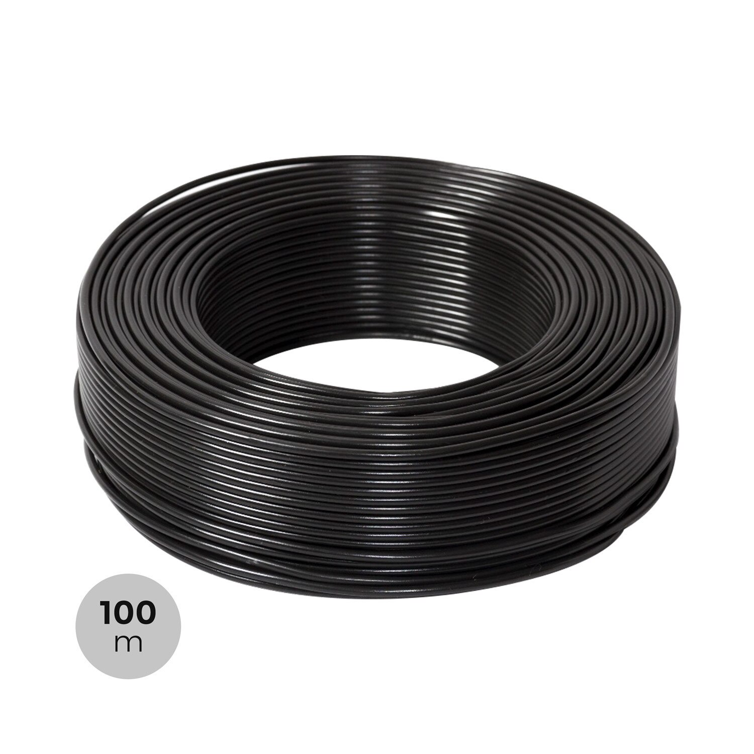 Cable negro PV 6mm² CU flexible 1x6.0mm²