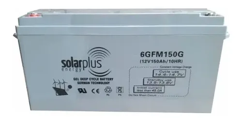 BATERIA 12V 150A GEL  SOLAR PLUS