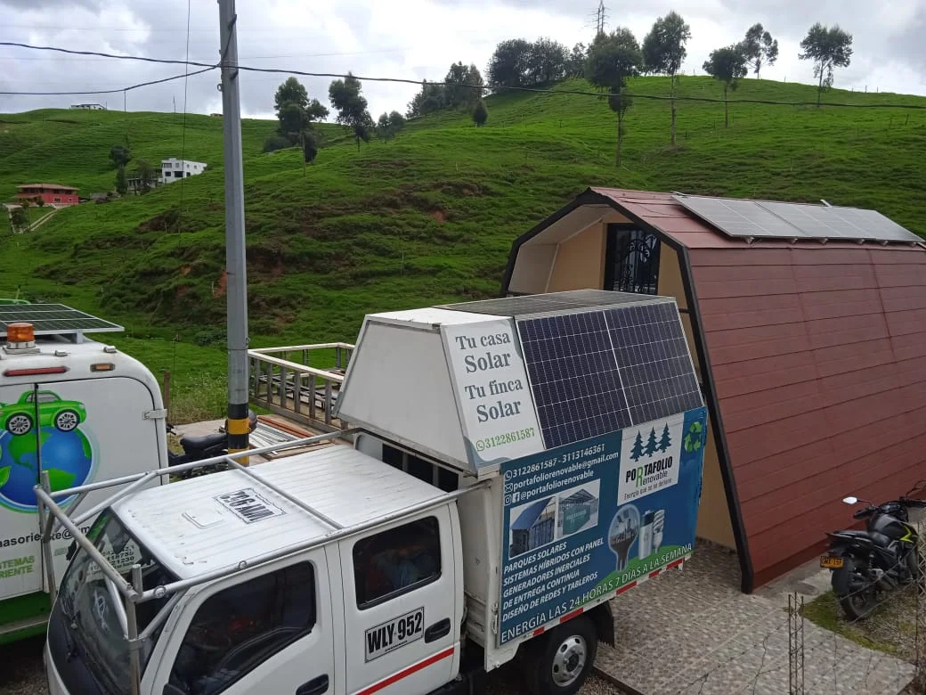 Sistema solar para vivienda y finca